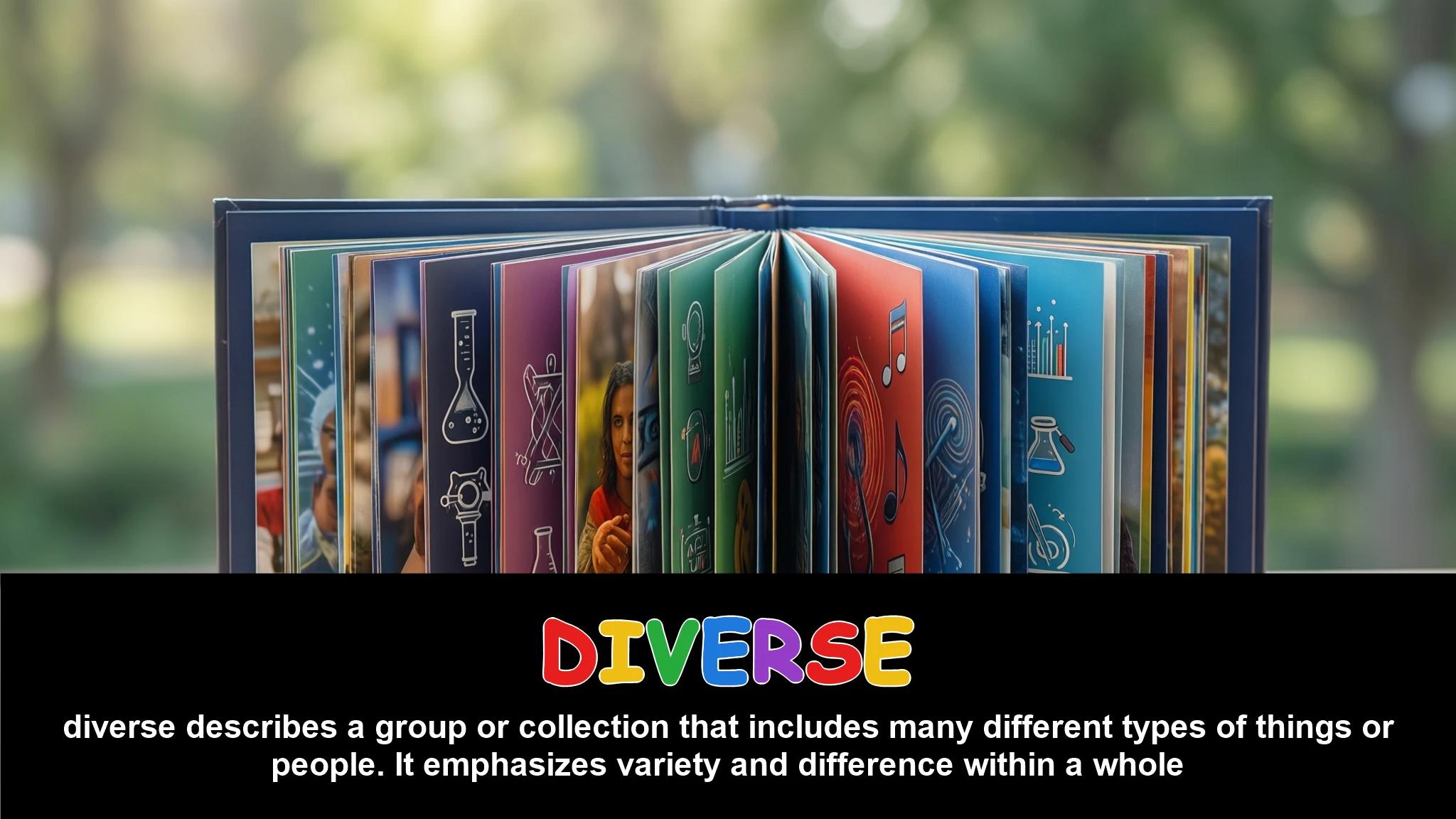 English Illustration for diverse